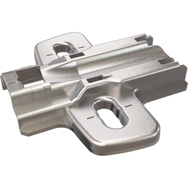 Hettich - Montageplatte kreuzförmig zum Anschrauben - Ø1.5 mm - 9071576