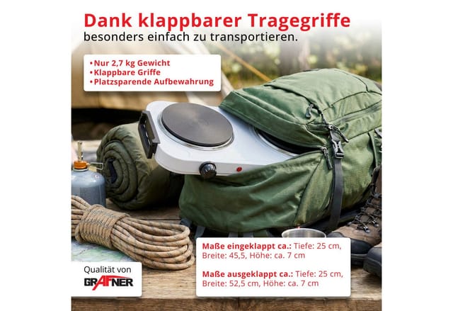 Doppelkochplatte - Grafner