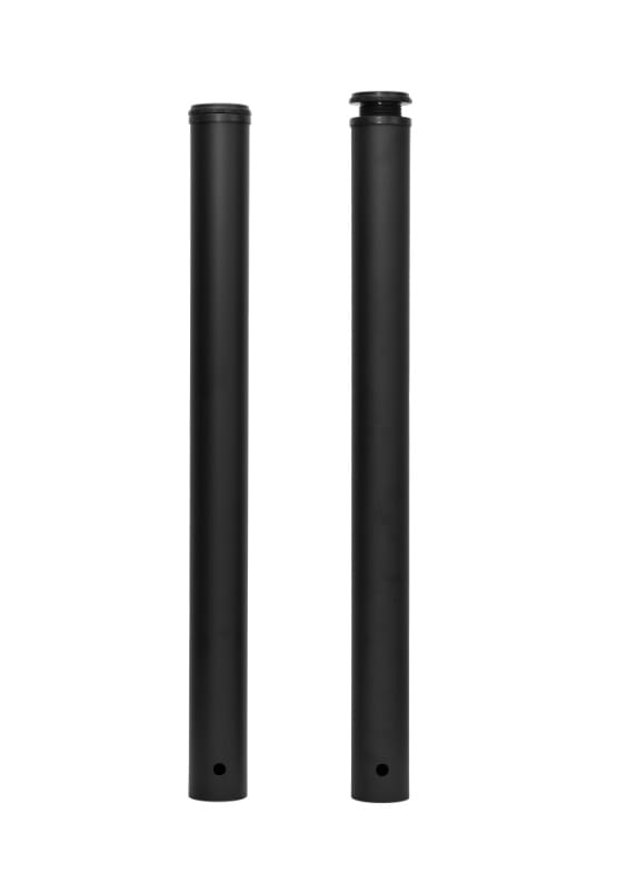 Stützfuß - schwarz-seidenmatt, Ø 60 mm x 1100 mm, höhenverstellbar