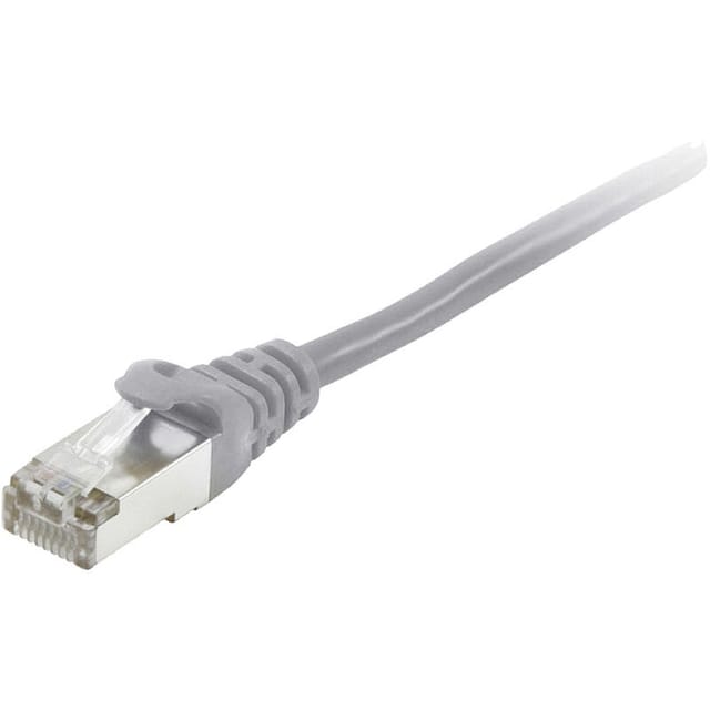 Equip - 605505 RJ45 Netzwerkkabel, Patchkabel cat 6 s/ftp 7.50 m Grau vergoldete Steckkontakte 1 St.