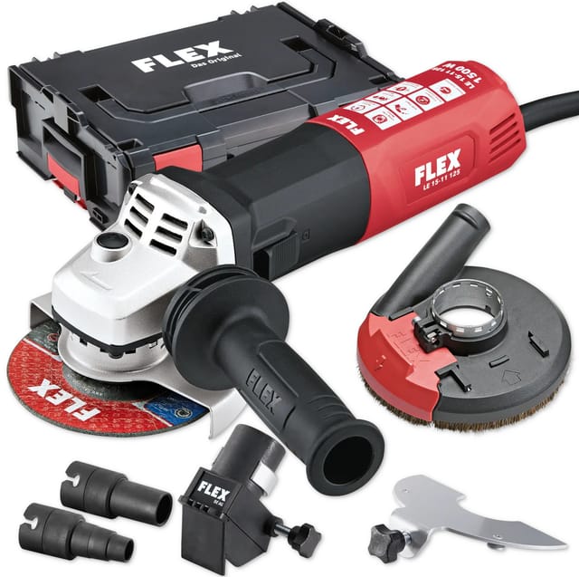 Flex - Winkelschleifer LE15-11 L-Boxx Set 501638 1500 Watt Winkelschleifer 125 mm