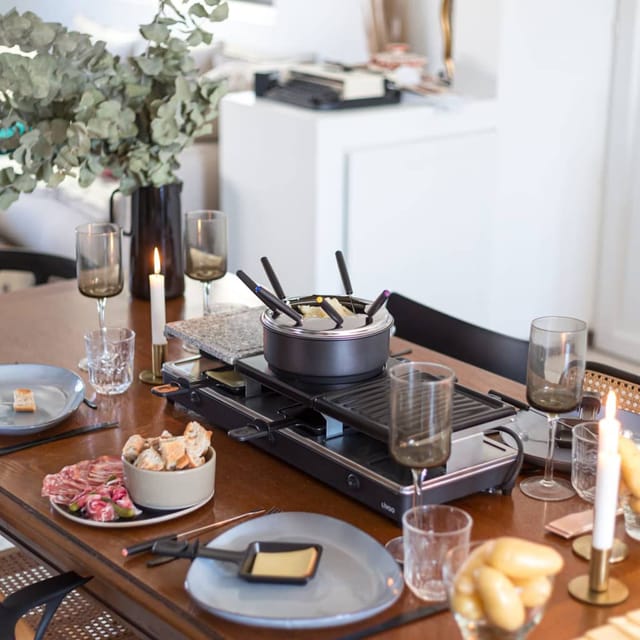 Raclette + fondue-set 12 personen 1650w - Livoo - doc234
