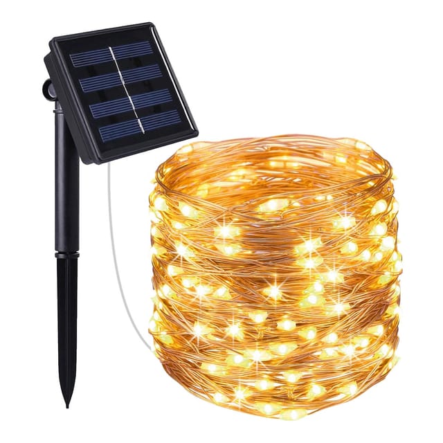 Solar Lichterkette 400 Mikro Leds skinny 41,9m