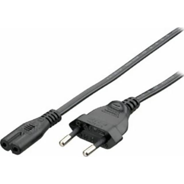 Elektrisches Kabel Equip C7 zu CEE7 16 schwarz 1.8 Meter