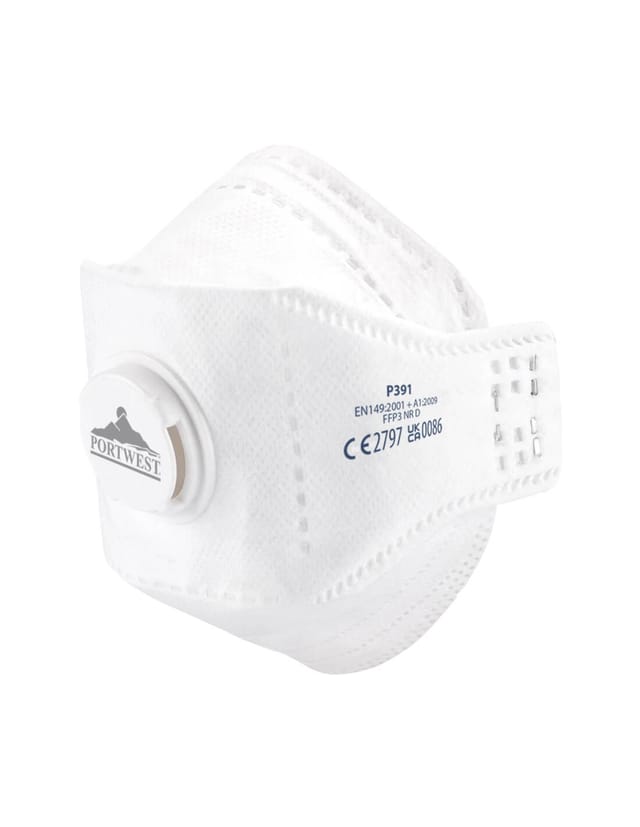 Schachtel mit 10 faltbaren EAGLE FFP3 Dolomite weißen Masken