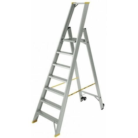 Matisère - Stehleiter 4 Stufen - Maximale Arbeitshöhe 2.84m - 9304