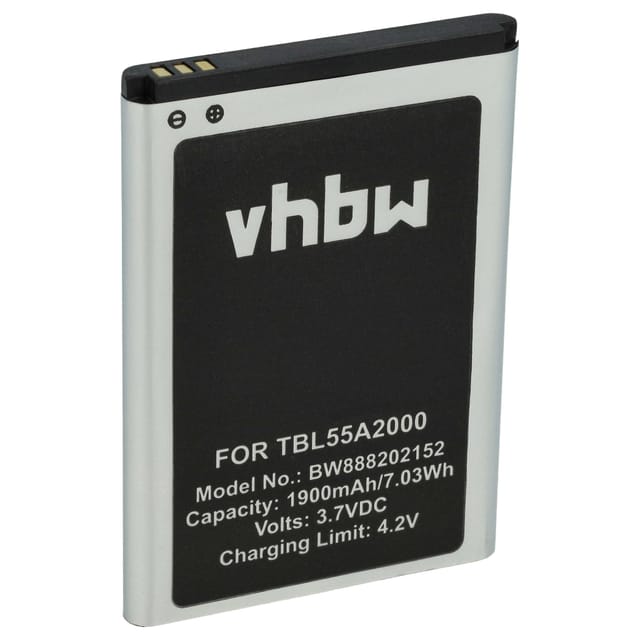 Vhbw - Akku kompatibel mit TP-Link M7310 V2.0, M7350 ver 4.0 Router Modem Hotspots (1900 mAh, 3,7 v, Li-Polymer)
