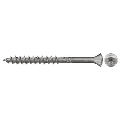 Fischer - Holzfassadenschraube FFSII-RT6 4,5x60 A2 200 200 Stk