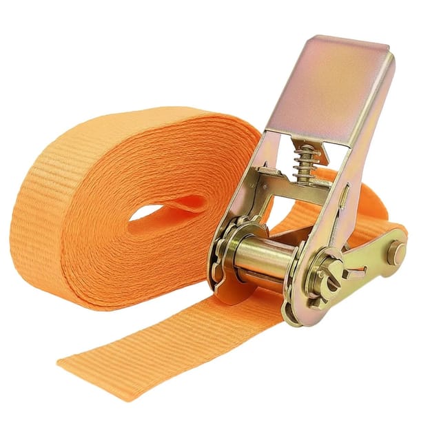 Baumarktplus - Spanngurt mit Ratsche 1-tlg 4m 800kg 25mm tüv/gs orange wetterfest und robust