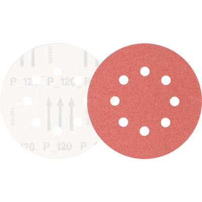 Kss 125 8 l a 120 45017012 Exzenterschleifpapier gelocht Körnung (num) 120 (ø) 125 mm 25 St. - Pferd
