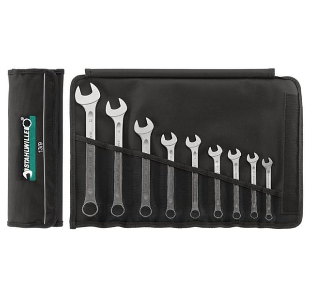 Stahlwille - 96400804 13/17 Ring-Maulschlüssel-Satz Schlüsselweite (Metrisch) 6 - 22 mm