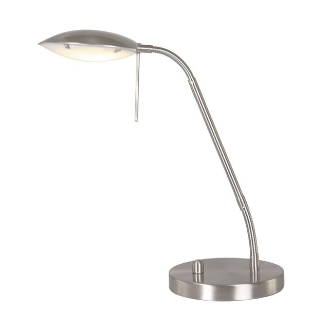 Steinhauer - Mexlite - tischlampe - Eloi - stahl - glas metall - ø 17cm - led