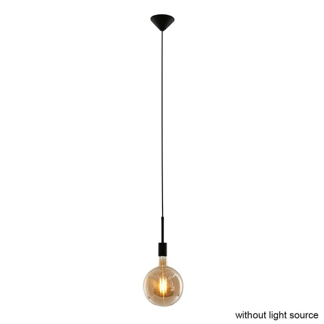 Steinhauer - Mexlite - hängeleuchte - Minimalics - schwarz - metall - ø 10cm -