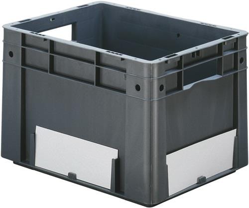 Etikett weiß f.Transportstapelkasten B.210mm 50St./Btl. La-ka-pe
