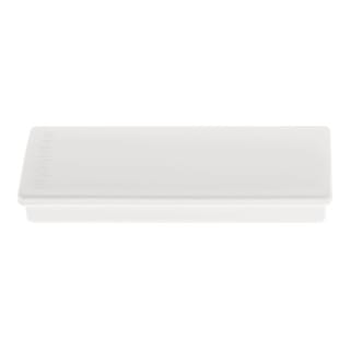 1665100 Magnet Block B55xT22xS8mm weiß - Magnetoplan