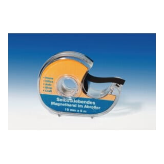 Magnetklebeband Bandbreite 19 mm Bandlänge 5 m im Spender