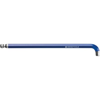 FP - pb Swiss Tools Winkelschraubendreher 90+100Grad kurz Rainbow, 10mm Kugelkopf