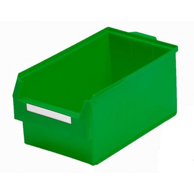 Sichtlagerkasten L500xB300xH250mm pe grün