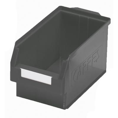 Sichtlagerkasten L350xB200xH200mm pe grau