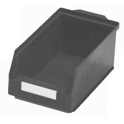 Sichtlagerkasten L350xB200xH150mm pe grau