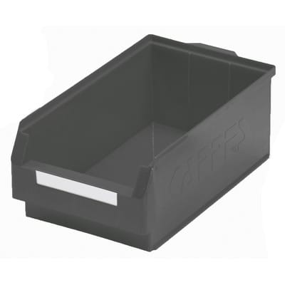 Sichtlagerkasten L500xB300xH200mm pe grau