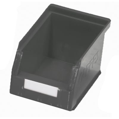 Sichtlagerkasten L230xB140xH130mm pe grau