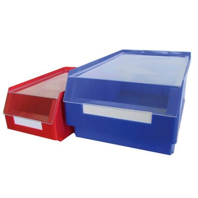 Auflagedeckel L350xB200mm transparent Polystyrol für Kastengröße 3 u. 4