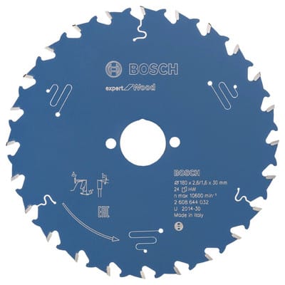 Kreissägeblatt Expert for Wood, 180 x 30 x 2,6 mm, 24 - Bosch