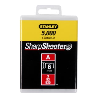 Klammern Typ a 6mm 1000 St. 1000 Stk - Stanley