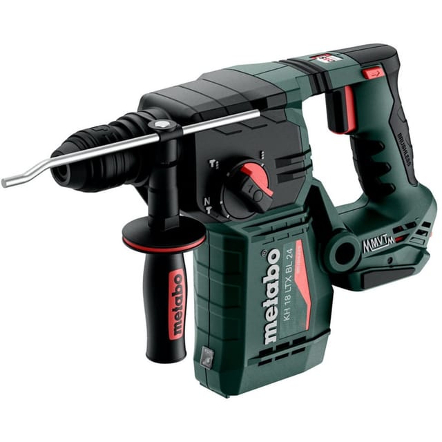 Metabo - Akku-Kombihammer kh 18 ltx bl 24, incl. 2x Akku LiHD 4 Ah, Ladegerät, Zubehör x