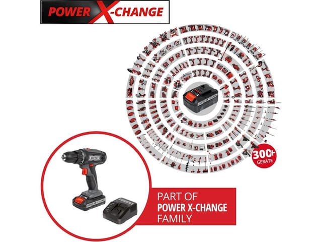 Kraftixx by Einhell Akku-Bohrschrauber KX-AS 18 Li Kit – Power X-Change