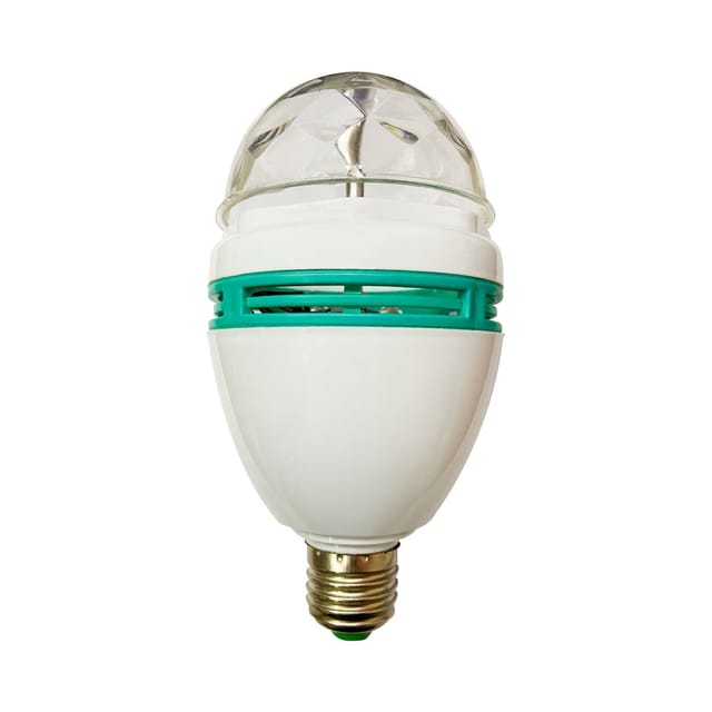 7hsevenon - LED-Diskolampe E27, 3 w, entspricht 20 w, drehbar, 360º, rgb, 25000 h, 7 h, SevenOn Premium