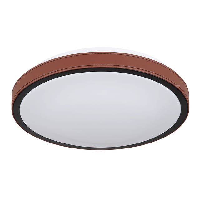 Deckenleuchte Cct Deckenlampe Rundleuchte Wohnzimmerlampe Braun Led Deckenlampe, Aluminium, Metall, Acryl, 1x Led 12 Watt 637 Lumen Warmweiß-kaltweiß, D 30 Cm