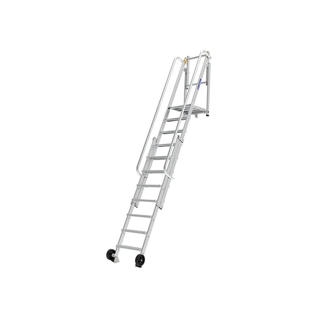 Zugangsplattform 6 bis 10 Stufen - Reichhöhe von 1.30 bis 2.00m - 2451206