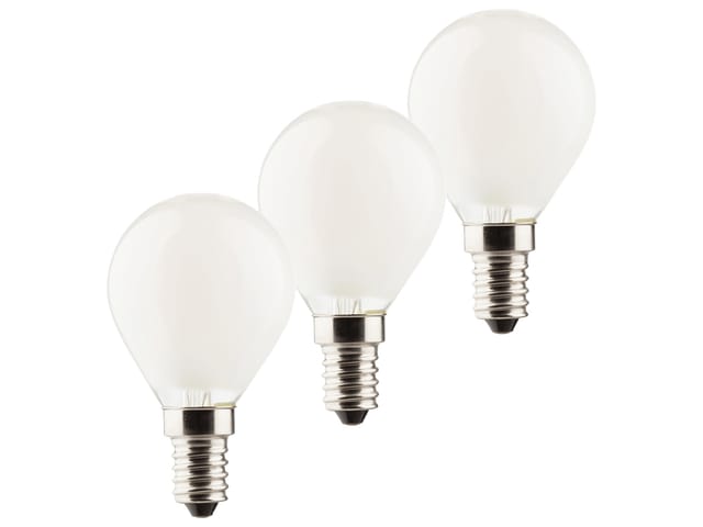 Muller Licht - Müller-Licht 400294 led eek e (a - g) E14 Tropfenform 4.2 w = 40 w Warmweiß 3 St.