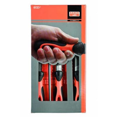 Ergo™ Feilensatz, 4 x Bastardhieb/1 x Halbschlicht 200 mm 5-teilig - Bahco