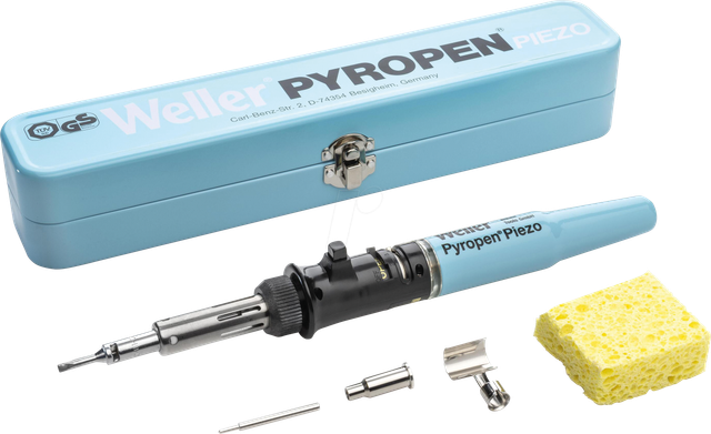 Pyropen Piezo Gaslötkolben 650 °c 180 min inkl. Piezozünder 1 Set - Weller