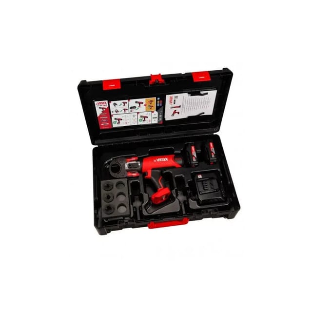 Elektro-mechanische Presse Viper M2X + th 16-20-26 + 2 Akkus - 253557 - Virax