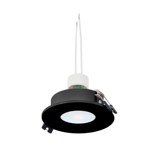 SET - Kippbarer Einbaustrahler Ø90mm + 6W GU10 Glühbirne +