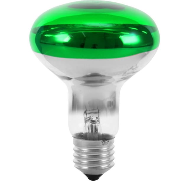 Omnilux - Eurolite 9210410U Halogen E27 Reflektor 60 w Grün (ø x l) 80 mm x 110 mm 1 St.