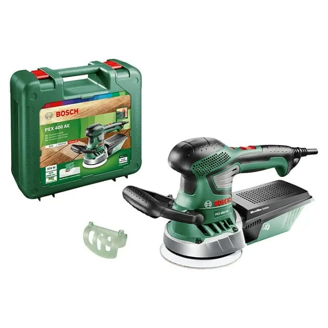 Exzenterschleifer Bosch pex 400 ae - 350W - im Koffer + Zubehör - 06033A4000