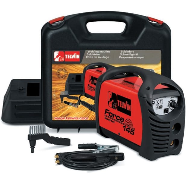 Telwin - kit schweissmaschine Inverter force 145 mit koffer 230V