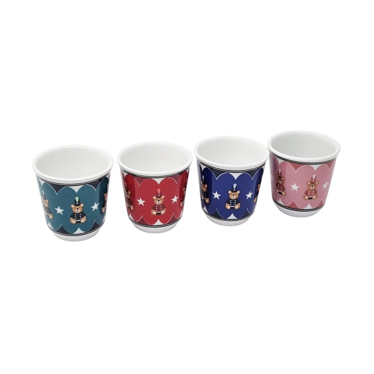 Bialetti Set 4 Espressotassen Joyful Memories Aus Keramik 70ml