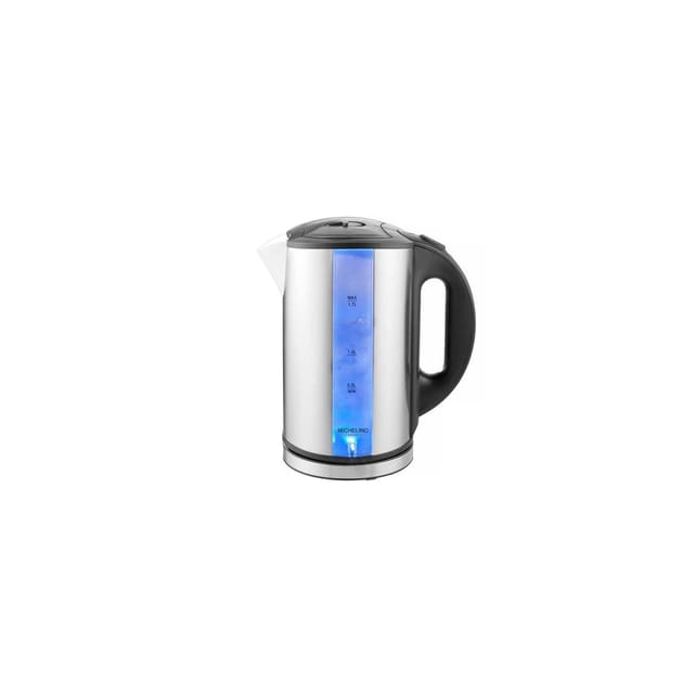Michelino - Edelstahl-wasserkocher 74320 Edelstahloptik Edelstahl Kunststoff1,7 l Doppelwandig