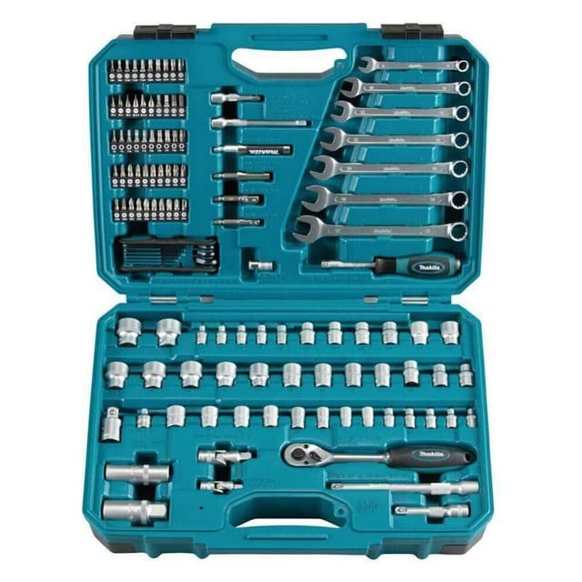 Werkzeug Set 120tlg. Bits Steckschlüsseleinsätze 1/4' + 3/8' E-06616 - Makita