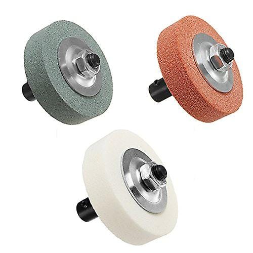Feverwork Schleifscheiben-Adapter-Set 70 x 20 x 10 mm für elektrische Bohrmaschine, ersetzt Schleifmaschine – Grün