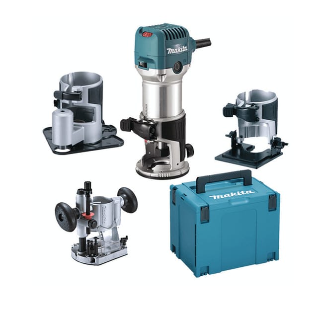 Oberfräse MAKITA Multi-Funktions-Set 710 W - RT0702CX3J