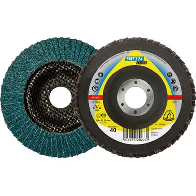FP - klingspor 321646 Fächerscheibe smt 324 Extra d. 125 mm Körnung 40 gerade inox Zi