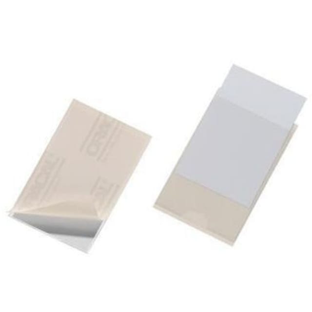 Selbstklebetasche POCKETFIX® 9,3 x 6,2 cm (B x H) Kunststoff transparent 100 St./Pack.