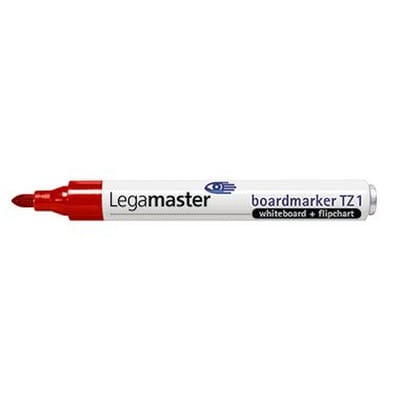 Legamaster - Whiteboard-/Flipchartmarker tz 1 1,5-3mm schwarz tz 1 1,5-3mm rot Rundspitze